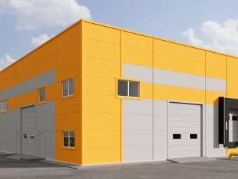 Склад из сэндвич панелей