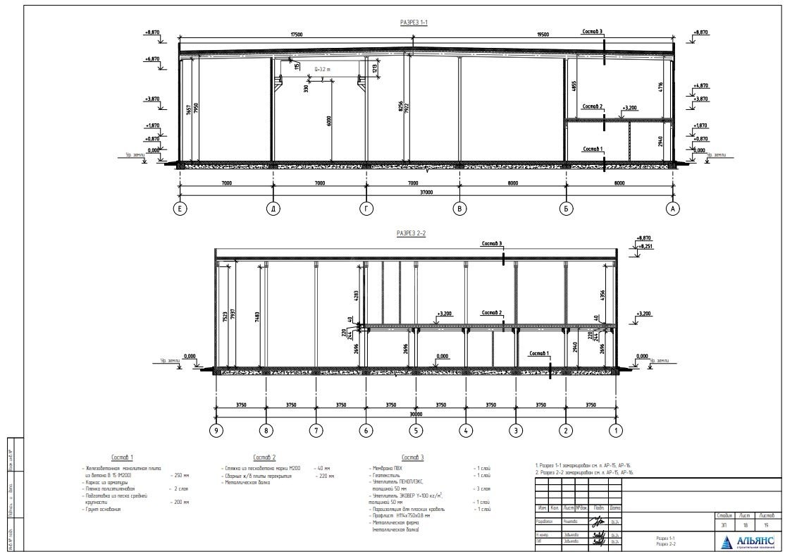 Планировка СТО из сэндвич-панелей -  фото 8