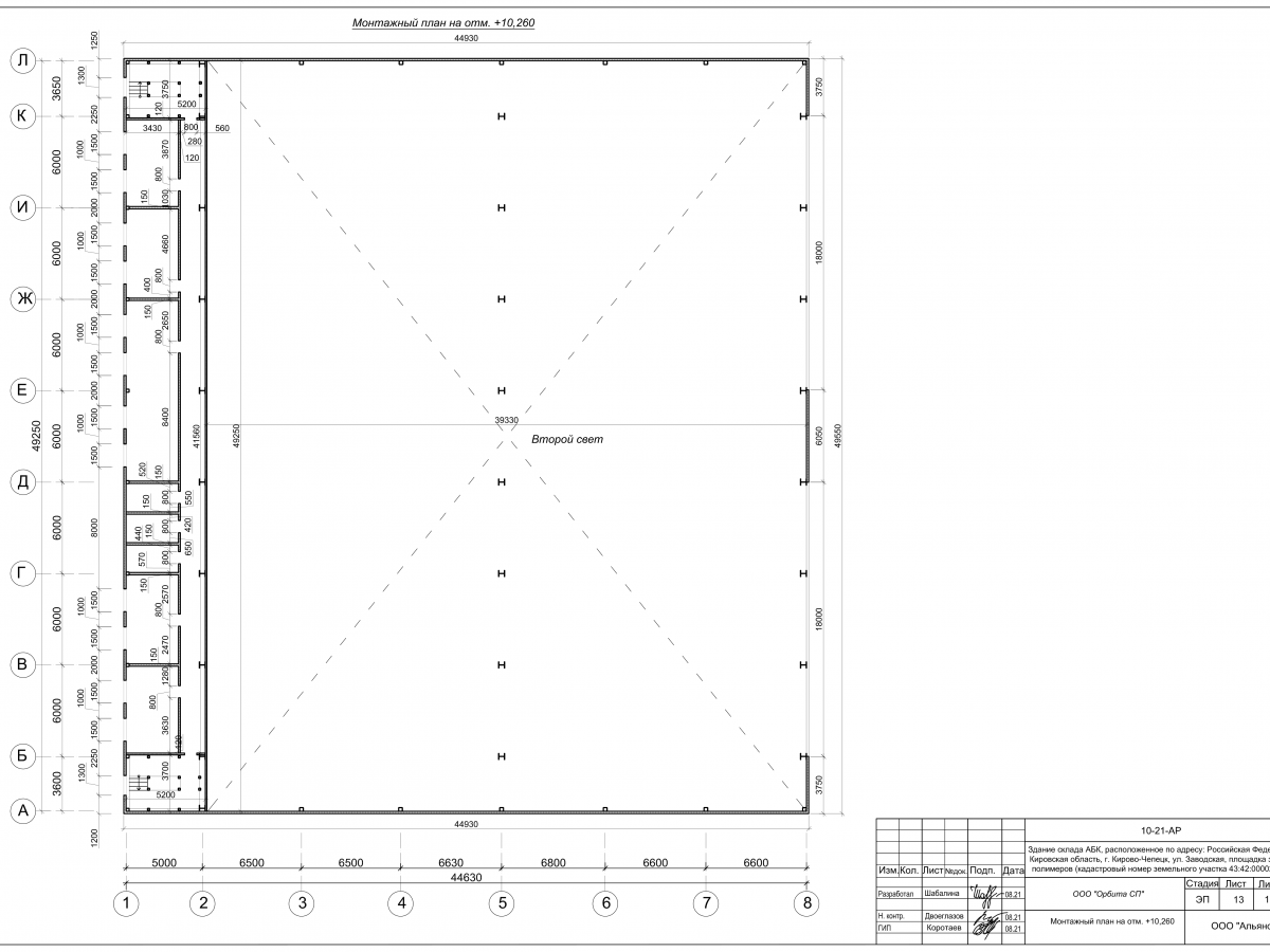 3D визуализация Склад-ангар из сэндвич-панелей - фото 27